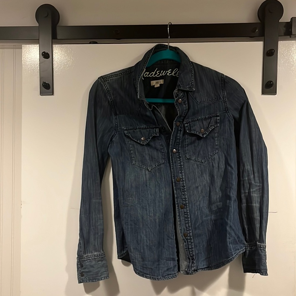 Madewell denim button down